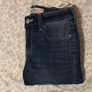 Hollister Women's Deep Indigo Skinny Jeans